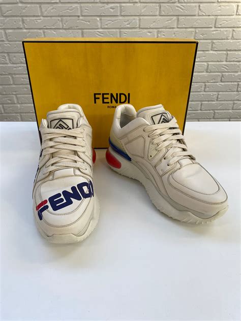 porter fila x fendi sneakers.